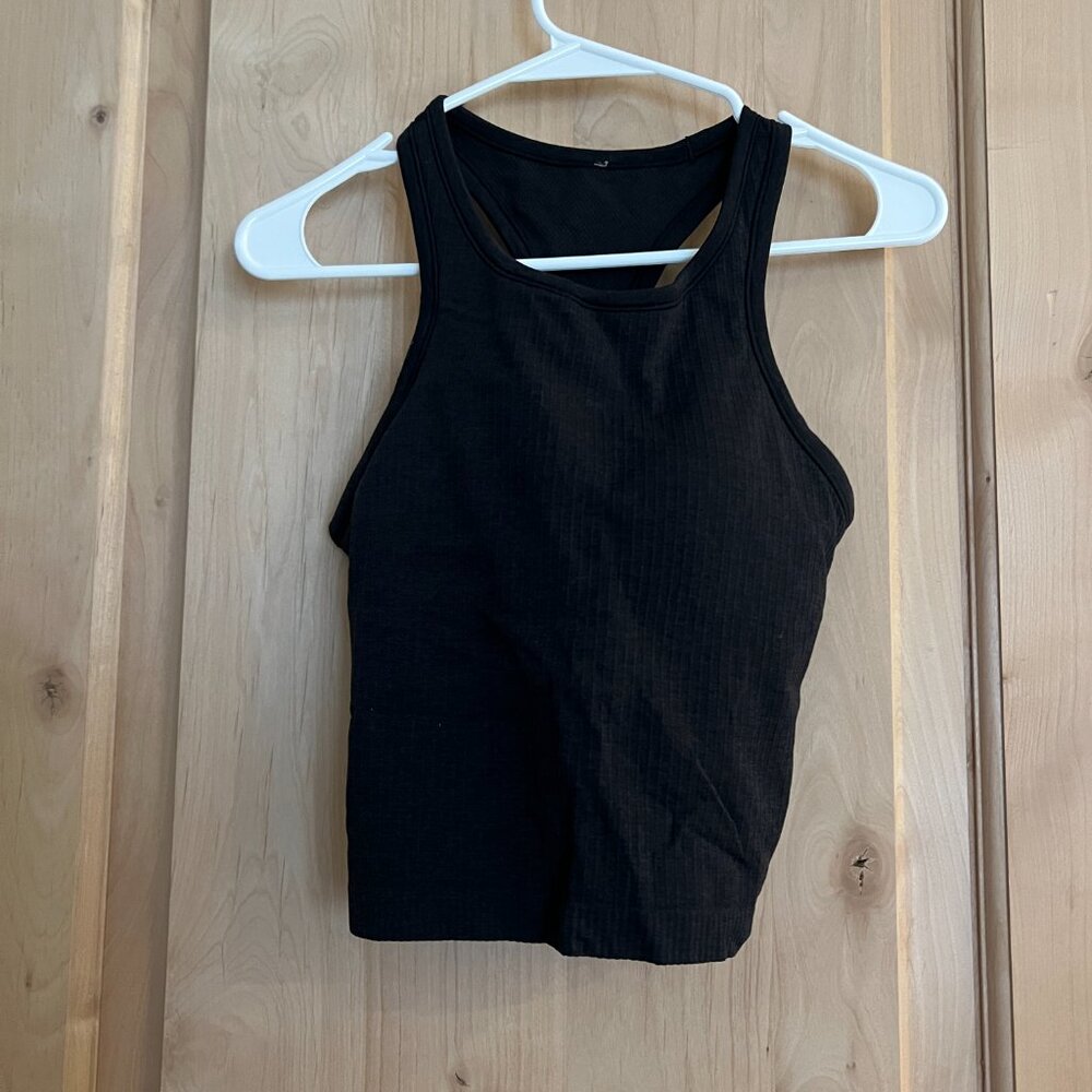 Lululemon Ebb to Street Cropped Racerback Tank